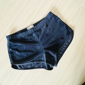 Hollister Navy Blue Velvety Sleep Shorts